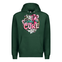 Sports Green find a cure cancer awareness Premium Hoodie - CowGirlArtShop