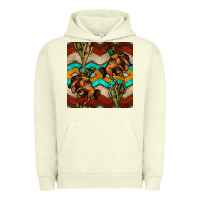 Pigment Pistachio native american aztec seamless pattern 5 Urban Hoodie - BundleAndBundleShop