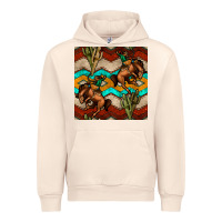 Sandshell native american aztec seamless pattern 5 Urban Hoodie - BundleAndBundleShop