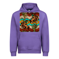 Tulip native american aztec seamless pattern 5 Urban Hoodie - BundleAndBundleShop
