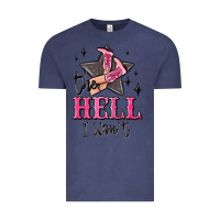 Vintage Denim the hell i wont cowgirl Vintage Tee - MaliasSmallBusiness