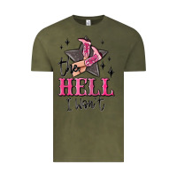 Vintage Olive the hell i wont cowgirl Vintage Tee - MaliasSmallBusiness