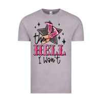 Vintage Zinc the hell i wont cowgirl Vintage Tee - MaliasSmallBusiness
