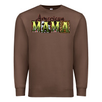 Chestnut American Mama  Mother's Day Premium Sweatshirt - CowGirlArtShop