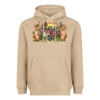 Mushroom Oh how he loves us cross Easter Day Heavyweight Hoodie - HowdyJamesFarm