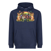 Navy Oh how he loves us cross Easter Day Heavyweight Hoodie - HowdyJamesFarm