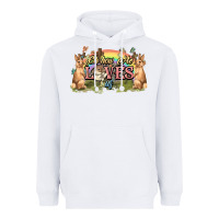 White Oh how he loves us cross Easter Day Heavyweight Hoodie - HowdyJamesFarm