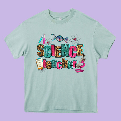 Science Teacher Heavy Core Tee Designed By Adodesignshop