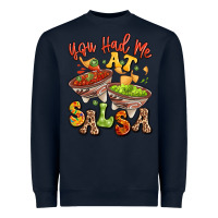 Navy you had me at salsa Heavyweight Sweatshirt - LillyAllenDesigns