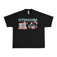 Black ultrasound tech Urban Heavy Tee - MaliasSmallBusiness