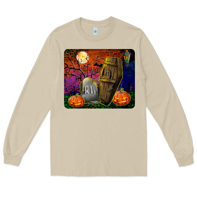 Headstone And Coffin Mousepad Long Sleeve Tee by BundleAndBundleShop | Teevron