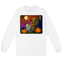 White headstone and coffin mousepad Long Sleeve Tee - BundleAndBundleShop