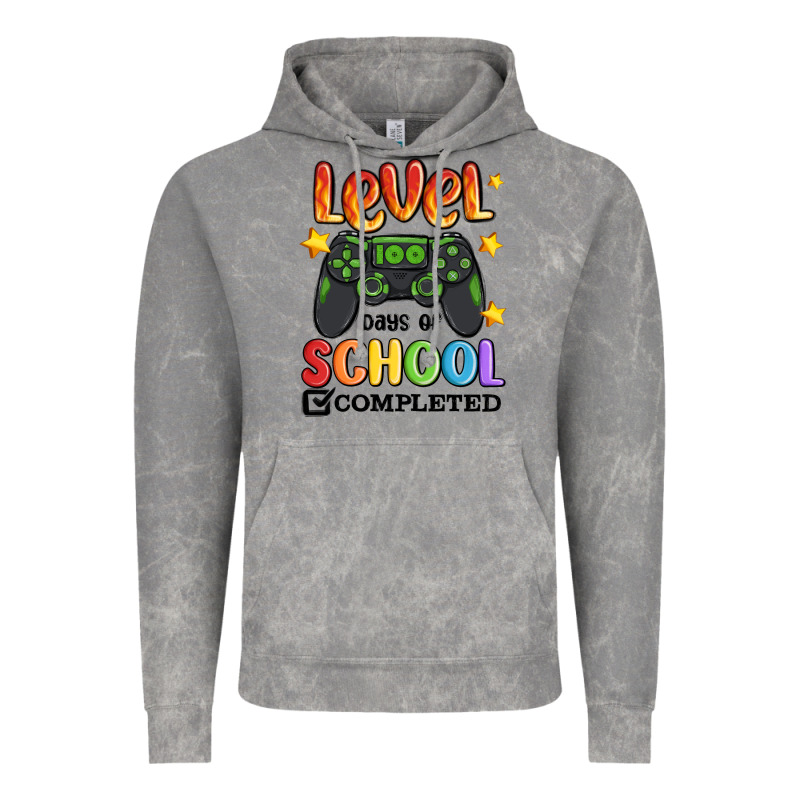 Level 100 Days Of School Completed Vintage Hoodie by MaliasSmallBusiness | Teevron
