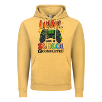 Vintage Mustard level 100 days of school completed Vintage Hoodie - MaliasSmallBusiness