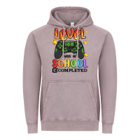 Vintage Zinc level 100 days of school completed Vintage Hoodie - MaliasSmallBusiness