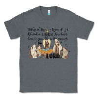 Charcoal Heather nativity Classic Tee - MaliasSmallBusiness