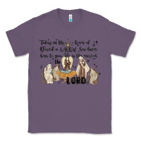Lavender nativity Classic Tee - MaliasSmallBusiness