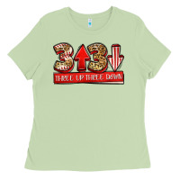 Matcha three up three down baseball Ladies Tee - Jasminsmagicworld