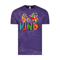 Cloud Purple autism be kind Vintage Tee - NancyCooperArtShop