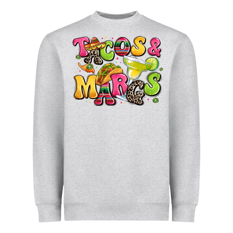 Tacos And Margaritas Heavyweight Sweatshirt by LillyAllenDesigns | Teevron