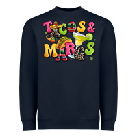 Navy tacos and margaritas Heavyweight Sweatshirt - LillyAllenDesigns