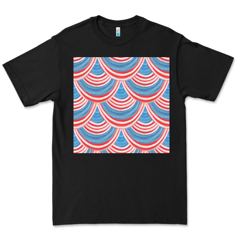 American Flag Seamless Pattern Premium Tee by BundleAndBundleShop | Teevron