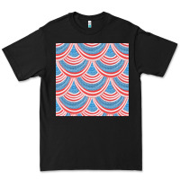 Black american flag seamless pattern Premium Tee - BundleAndBundleShop