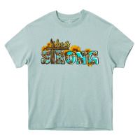 Arona she is strong with cross Heavy Core Tee - AdoDesignShop