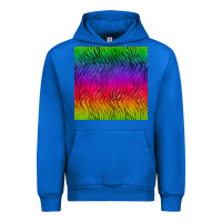 Cobalt colorful tiger seamless pattern Urban Hoodie - BundleAndBundleShop
