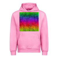 Fuchsia Pink colorful tiger seamless pattern Urban Hoodie - BundleAndBundleShop
