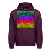 Mauve Wine colorful tiger seamless pattern Urban Hoodie - BundleAndBundleShop