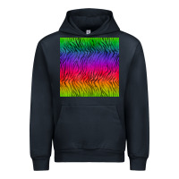 Navy colorful tiger seamless pattern Urban Hoodie - BundleAndBundleShop