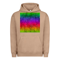 Pigment Burro colorful tiger seamless pattern Urban Hoodie - BundleAndBundleShop