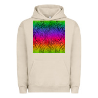Pigment French Oak colorful tiger seamless pattern Urban Hoodie - BundleAndBundleShop