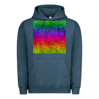 Pigment Midnight Navy colorful tiger seamless pattern Urban Hoodie - BundleAndBundleShop