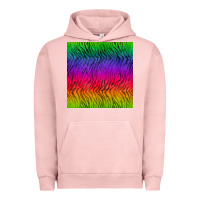 Pigment Salmon colorful tiger seamless pattern Urban Hoodie - BundleAndBundleShop