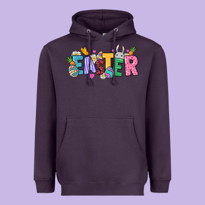 Western Easter Day Heavyweight Hoodie Designed By Howdyjamesfarm