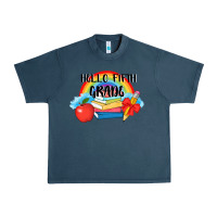 Midnight Navy back to school hello fifth grade 3200x2400 Urban Heavy Tee - AdoDesignShop