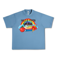 Pebble Blue back to school hello fifth grade 3200x2400 Urban Heavy Tee - AdoDesignShop