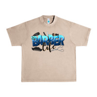 French Oak barber life Urban Heavy Tee - NancyCooperArtShop