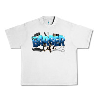 Lunar Rock barber life Urban Heavy Tee - NancyCooperArtShop