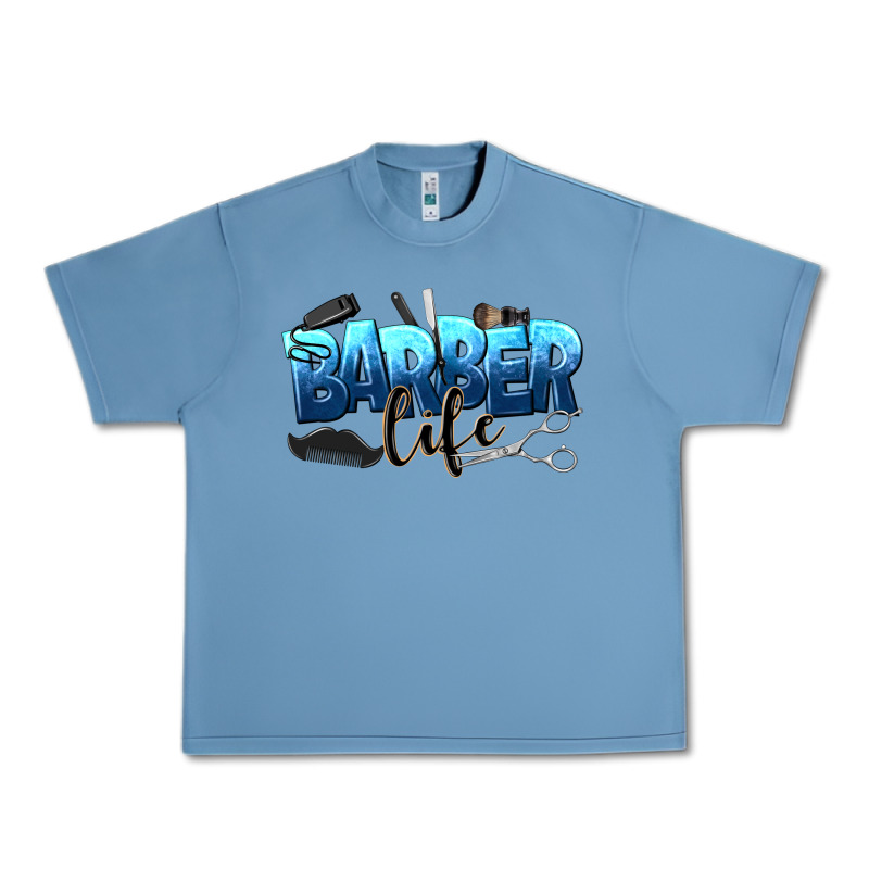 Barber Life Urban Heavy Tee by NancyCooperArtShop | Teevron