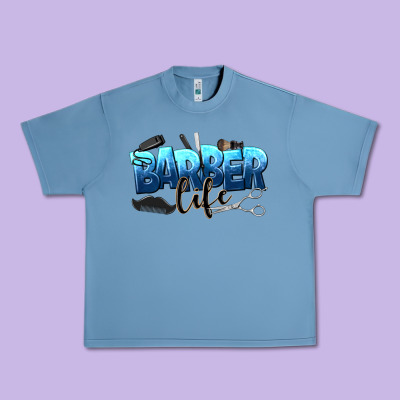 Barber Life Urban Heavy Tee Designed By Nancycooperartshop