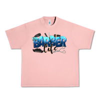 Salmon barber life Urban Heavy Tee - NancyCooperArtShop