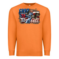 Carrot Born to be free Premium Sweatshirt - CowGirlArtShop