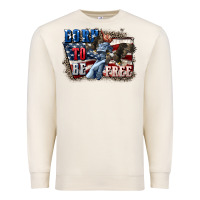 Sandshell Born to be free Premium Sweatshirt - CowGirlArtShop