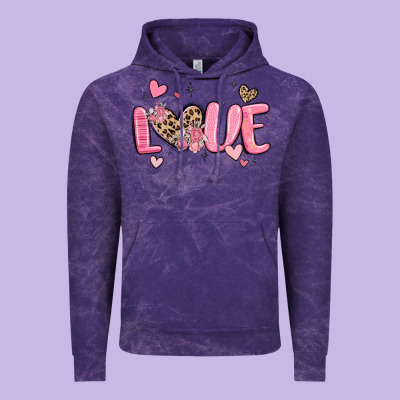 Love Valentines Day Vintage Hoodie Designed By Maliassmallbusiness