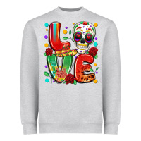 Heather Grey cinco de mayo love Heavyweight Sweatshirt - LillyAllenDesigns