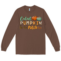 Chestnut cutest pumpkin in the patch Long Sleeve Tee - BundleAndBundleShop