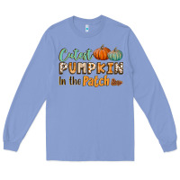 Colony Blue cutest pumpkin in the patch Long Sleeve Tee - BundleAndBundleShop